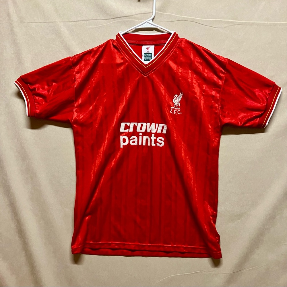 Retro Score Draw Liverpool FC Crown Paints Jersey  Men’s size Medium